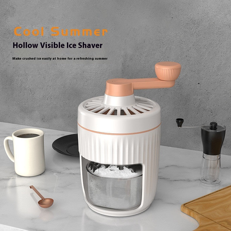 Hand-cranked Ice Shaving Machine Small Household Ice Crusher