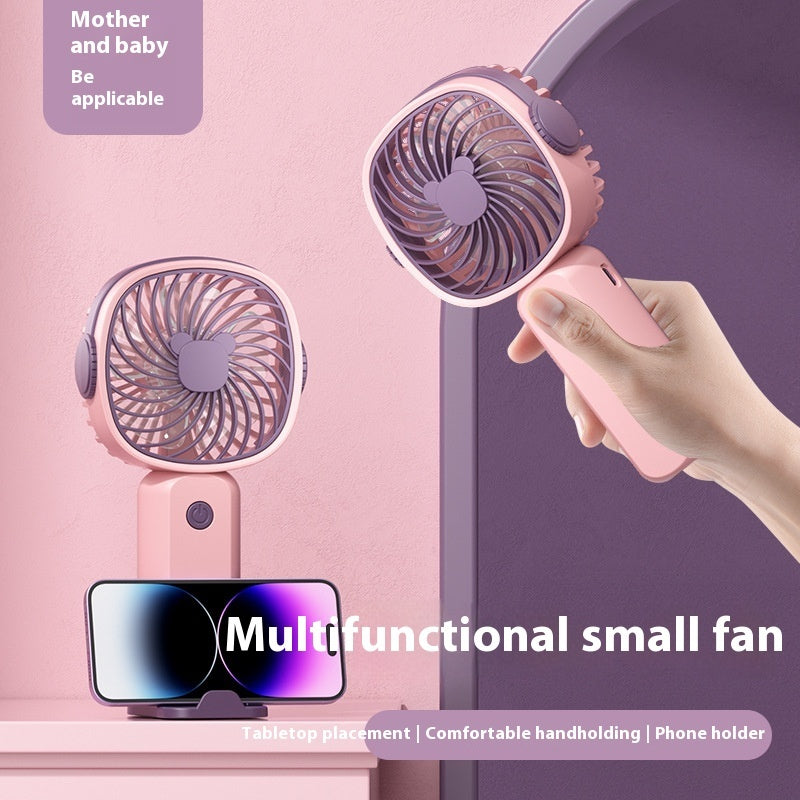 Handheld Portable Mute Little Fan USB Charging