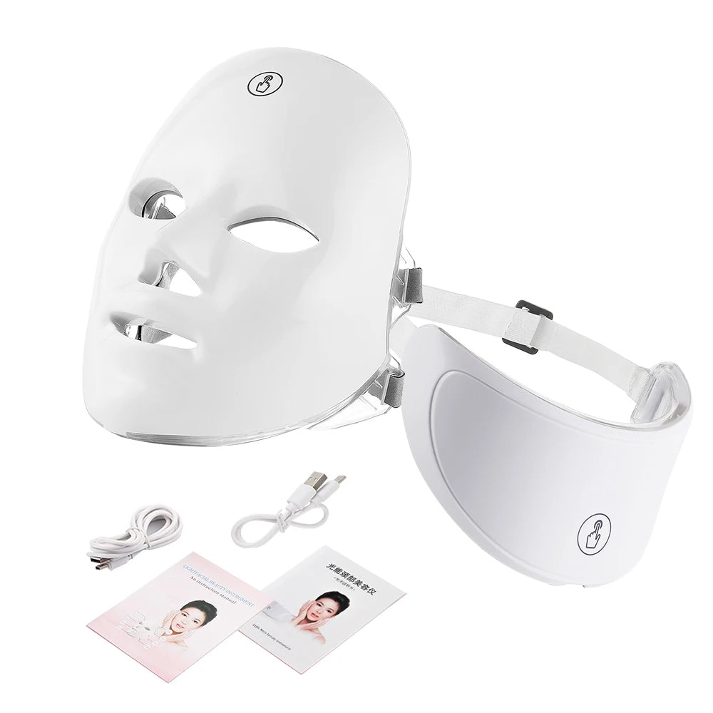 LED Schönheitsmaske mit massage funktion