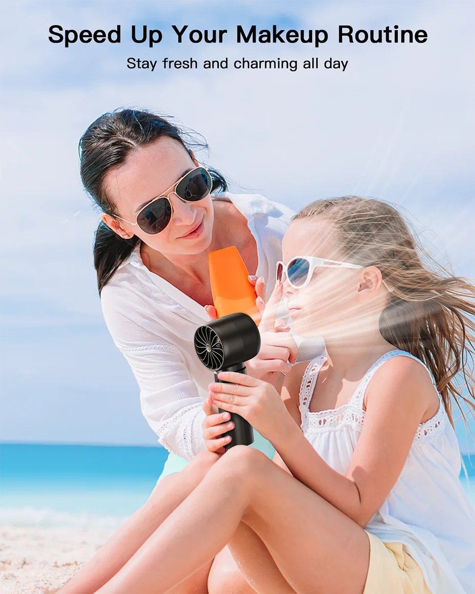 coldSky Portable Handheld Fan 4000mAh Battery