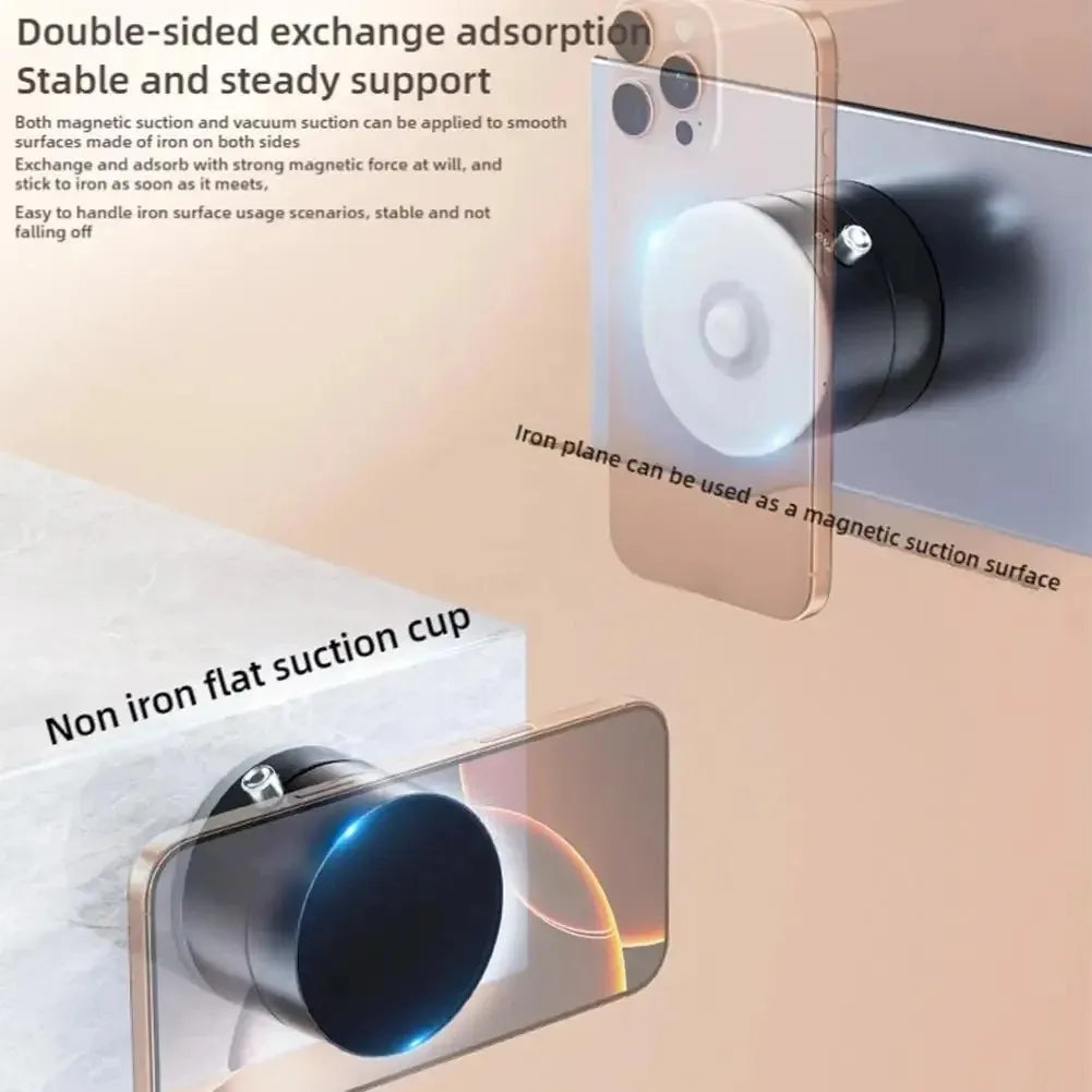 Double-Sided Suction Cup Bracket for Car Mount Mobile Phone Holder Magnet