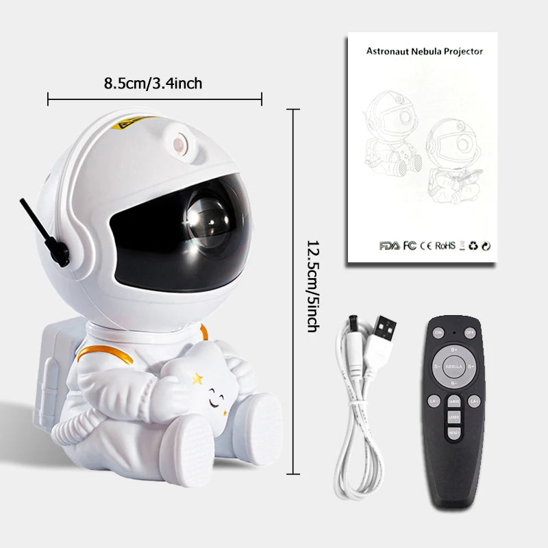 Galaxy Night Light Astronaut Space Projector