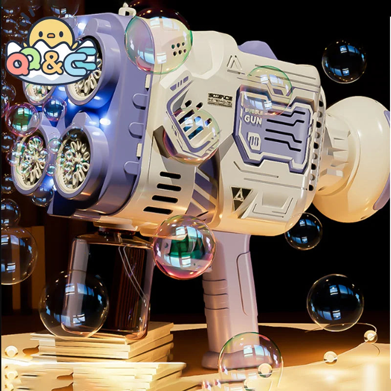 Bubble Gun Rocket Soap Bubble Machine