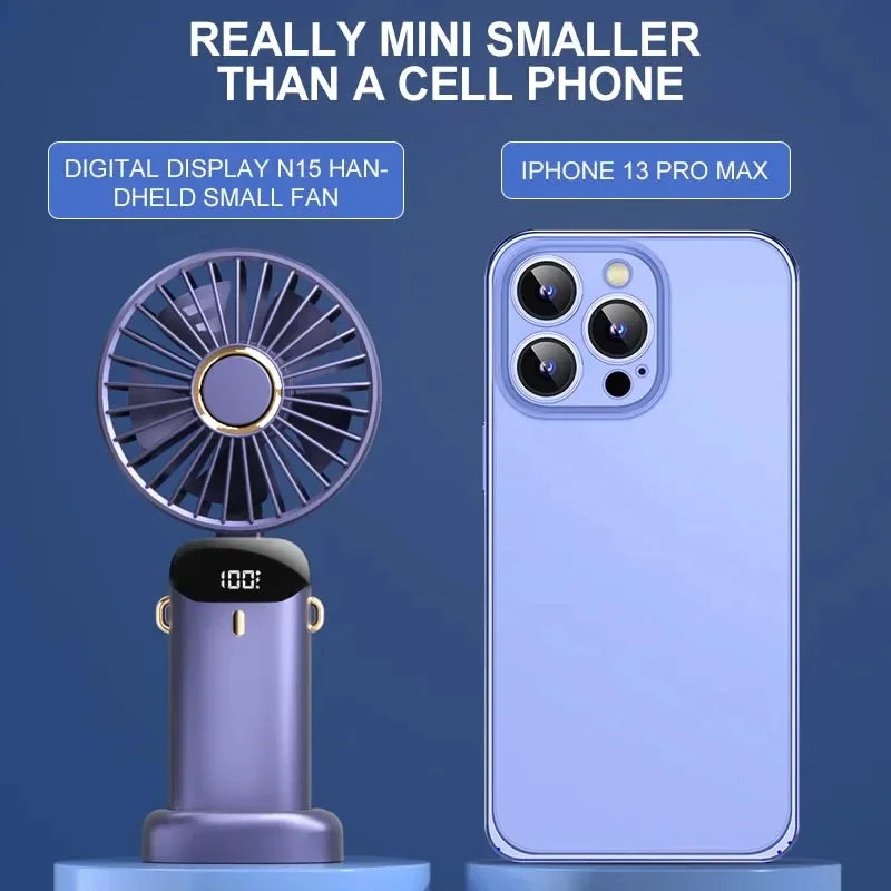 Handheld Mini Fan Foldable Portable