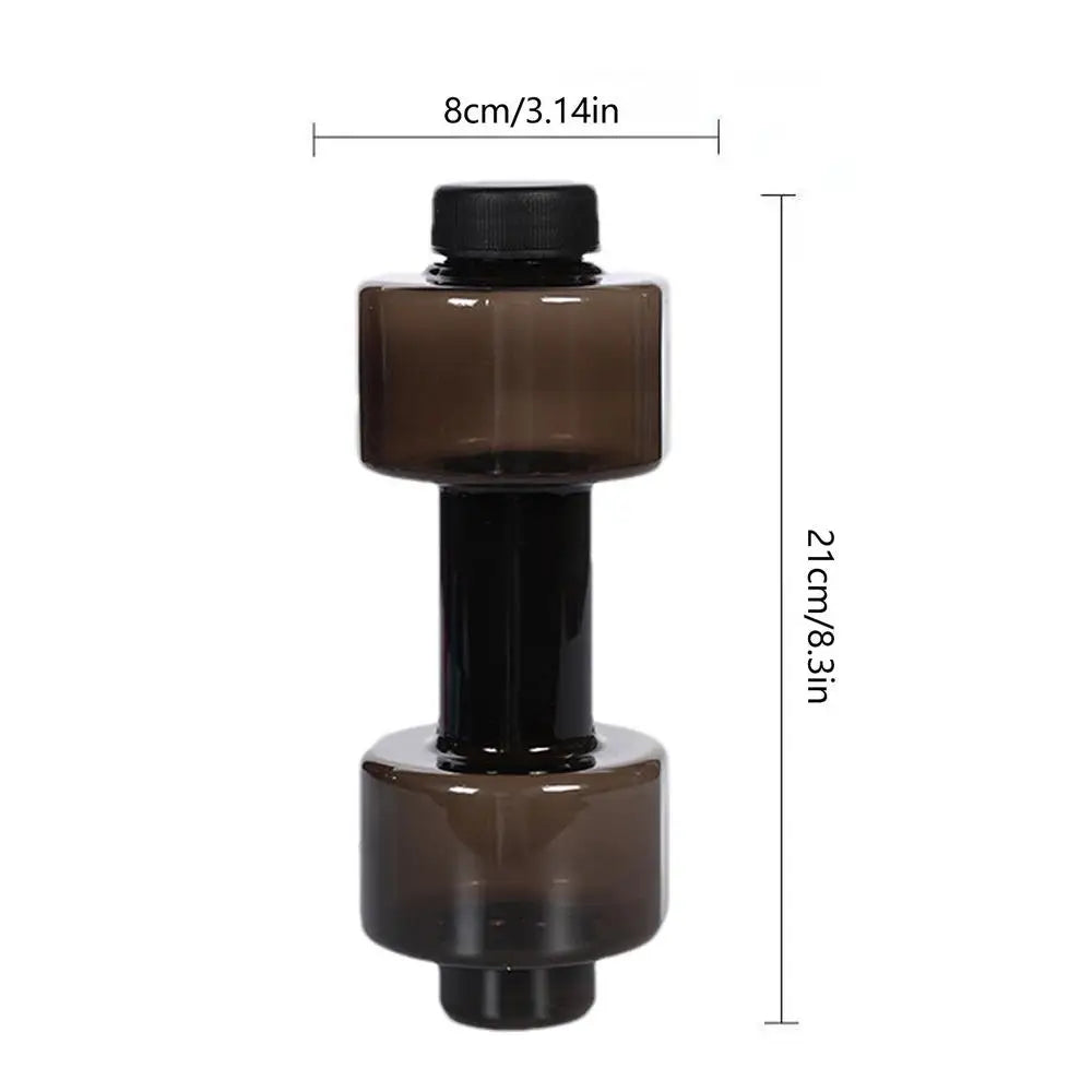 Dumbbell Shaped Water Bottle - Stay Hydrated in Style