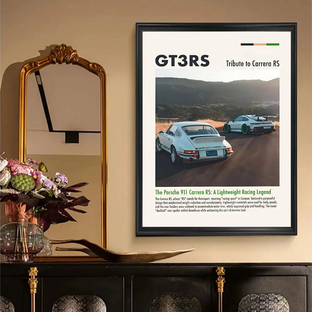 1pc Hot Classic Dream Cars GTR S1 M2 CSL F8 M3 Poster