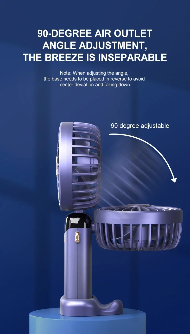 Handheld Mini Fan Foldable Portable