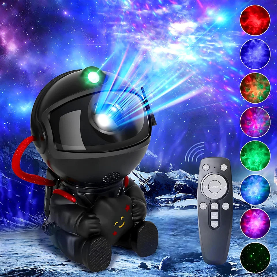 Galaxy Night Light Astronaut Space Projector