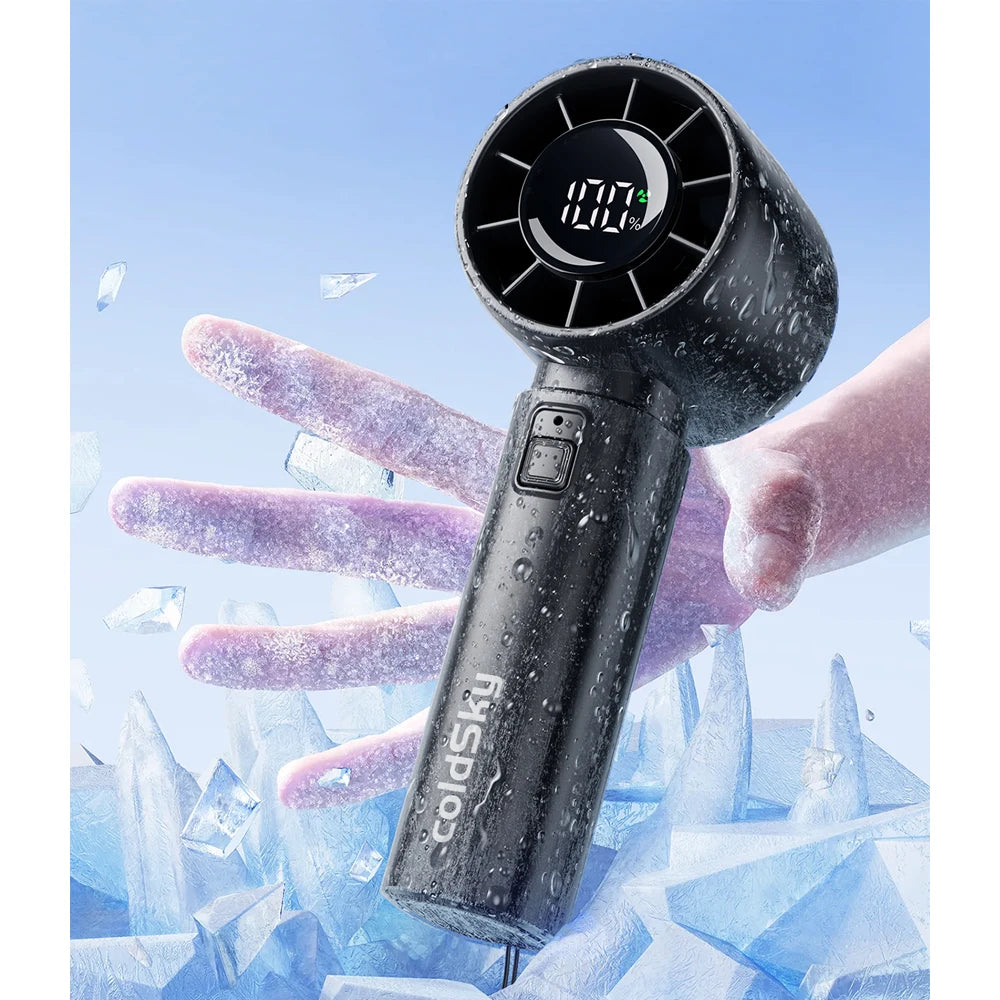 coldSky Portable Handheld Fan 4000mAh Battery