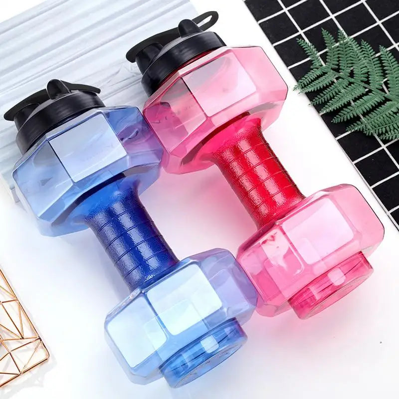 Dumbbell Shaped Water Bottle - Stay Hydrated in Style