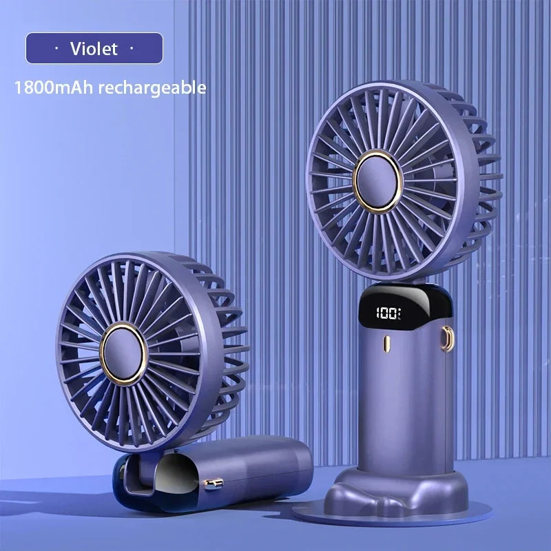 Handheld Mini Fan Foldable Portable