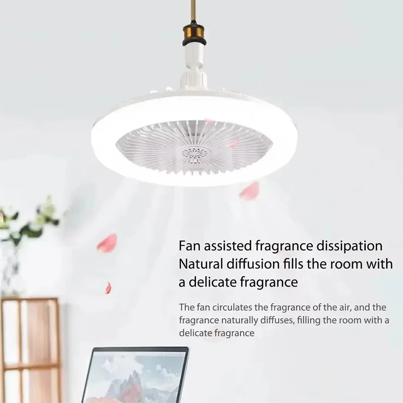 Modern Indoor 30W Ceiling Fan Lamp