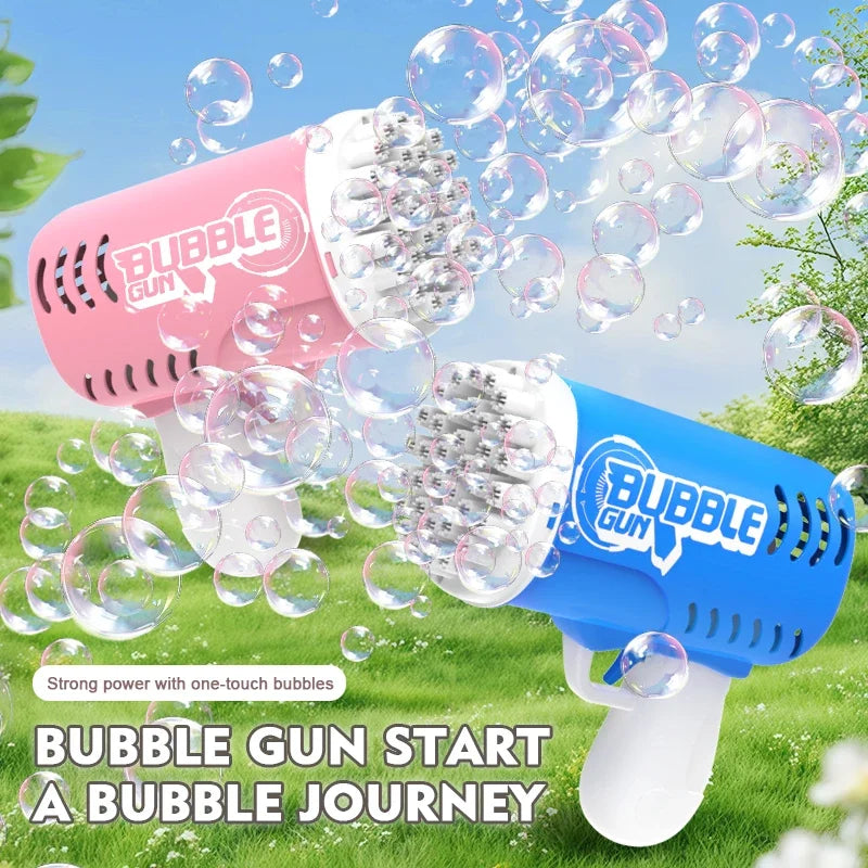 35 hole handheld bubble gun electric bubble
