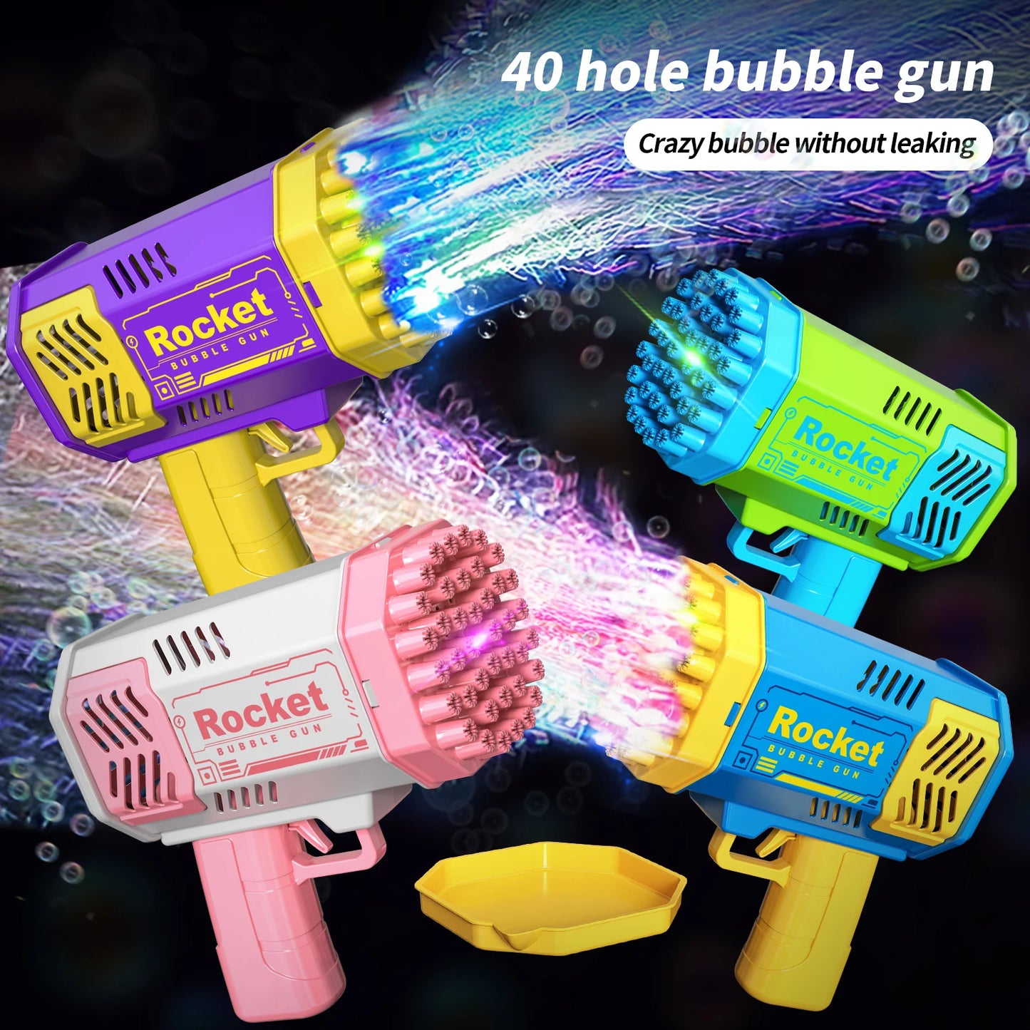 40 Hole Bubble Machine - Fully automatic soap bubble machine