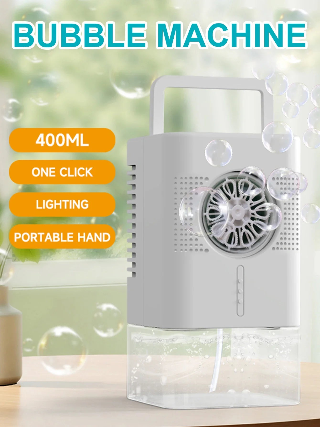 Outdoor bubble machine toy square handheld bubble machine