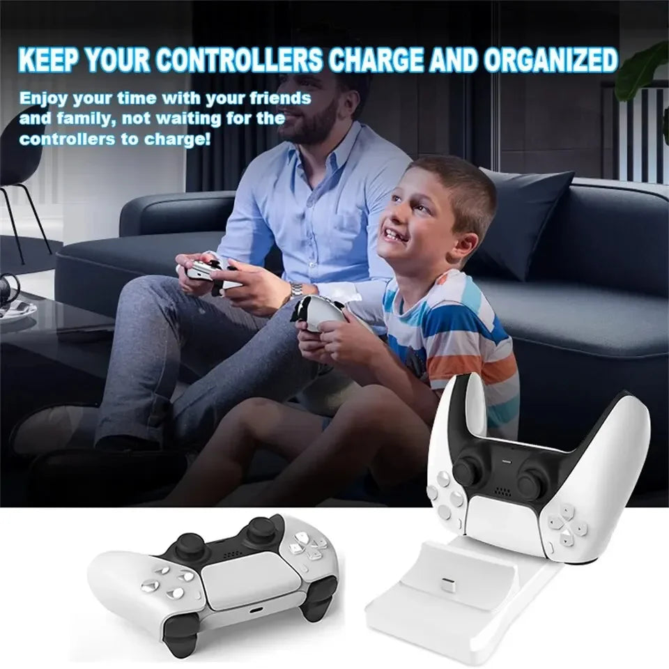 GAMINJA Dual Controller Charging Stand for PlayStation 5