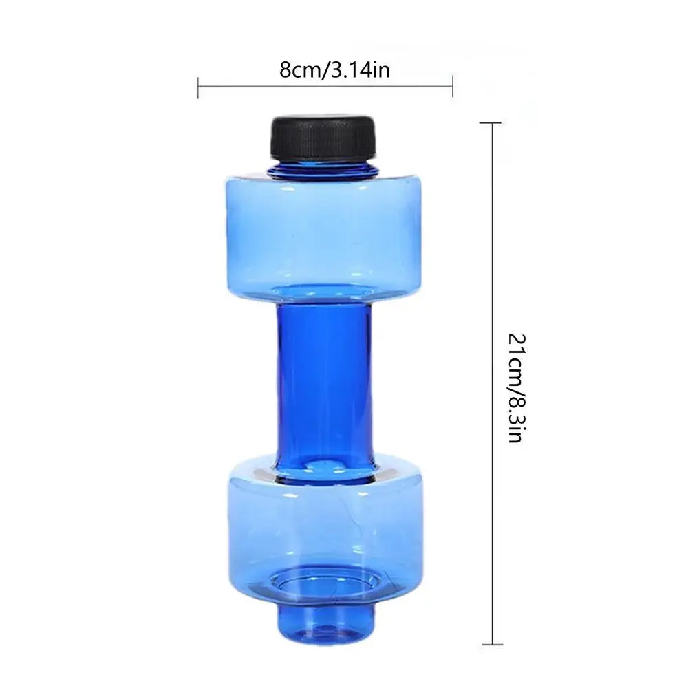 Dumbbell Shaped Water Bottle - Stay Hydrated in Style