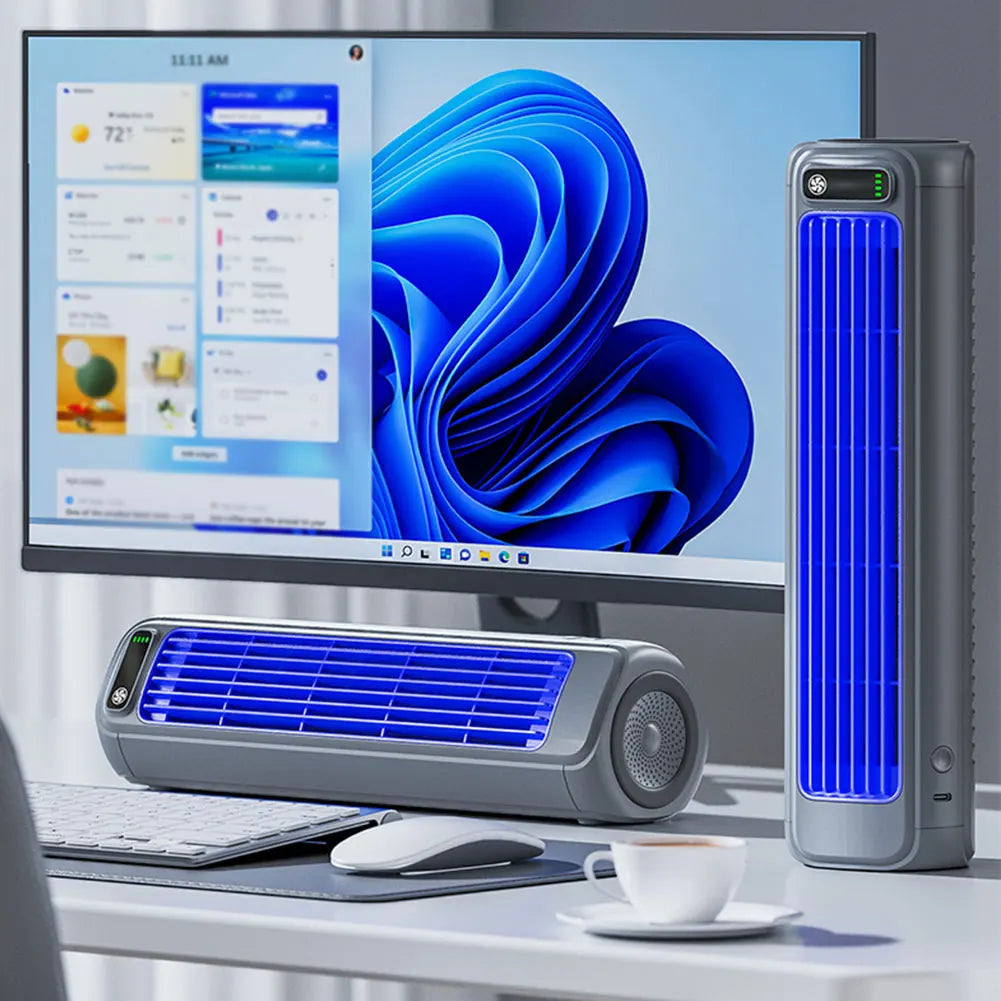 Portable Air Conditioner Fan 2000/1200mAh