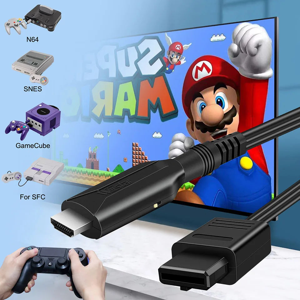 N64 to HDMI Converter Adapter HDMI Cable for N64/GameCube/SNES