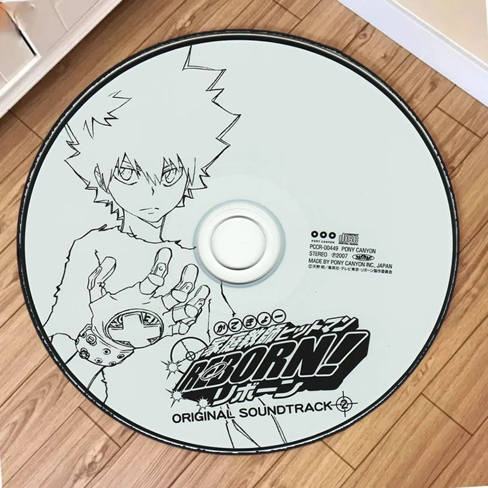 "METAL GEAR" Printed Circular Carpet CD Cartoon PS2 edition