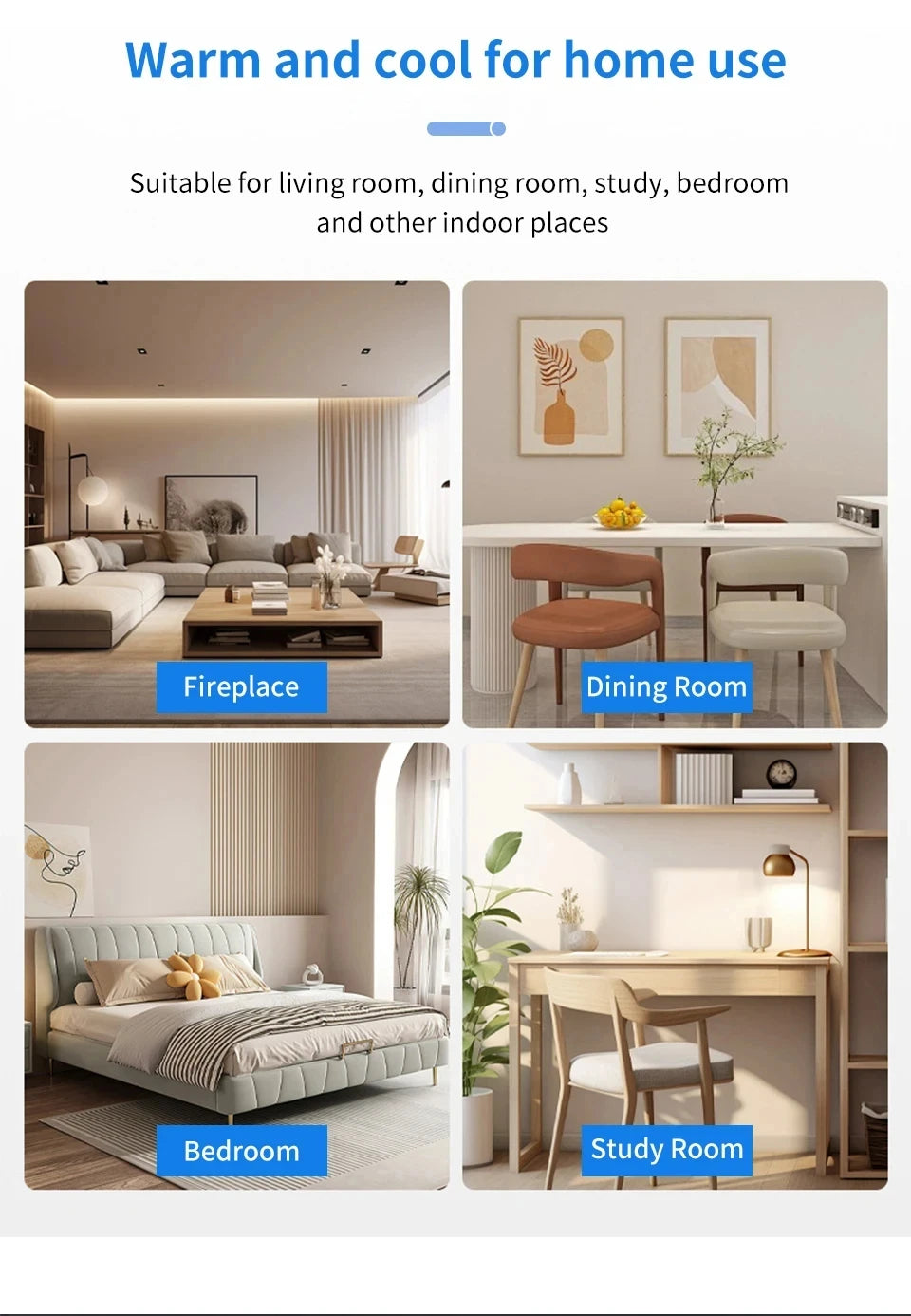 Modern Indoor 30W Ceiling Fan Lamp