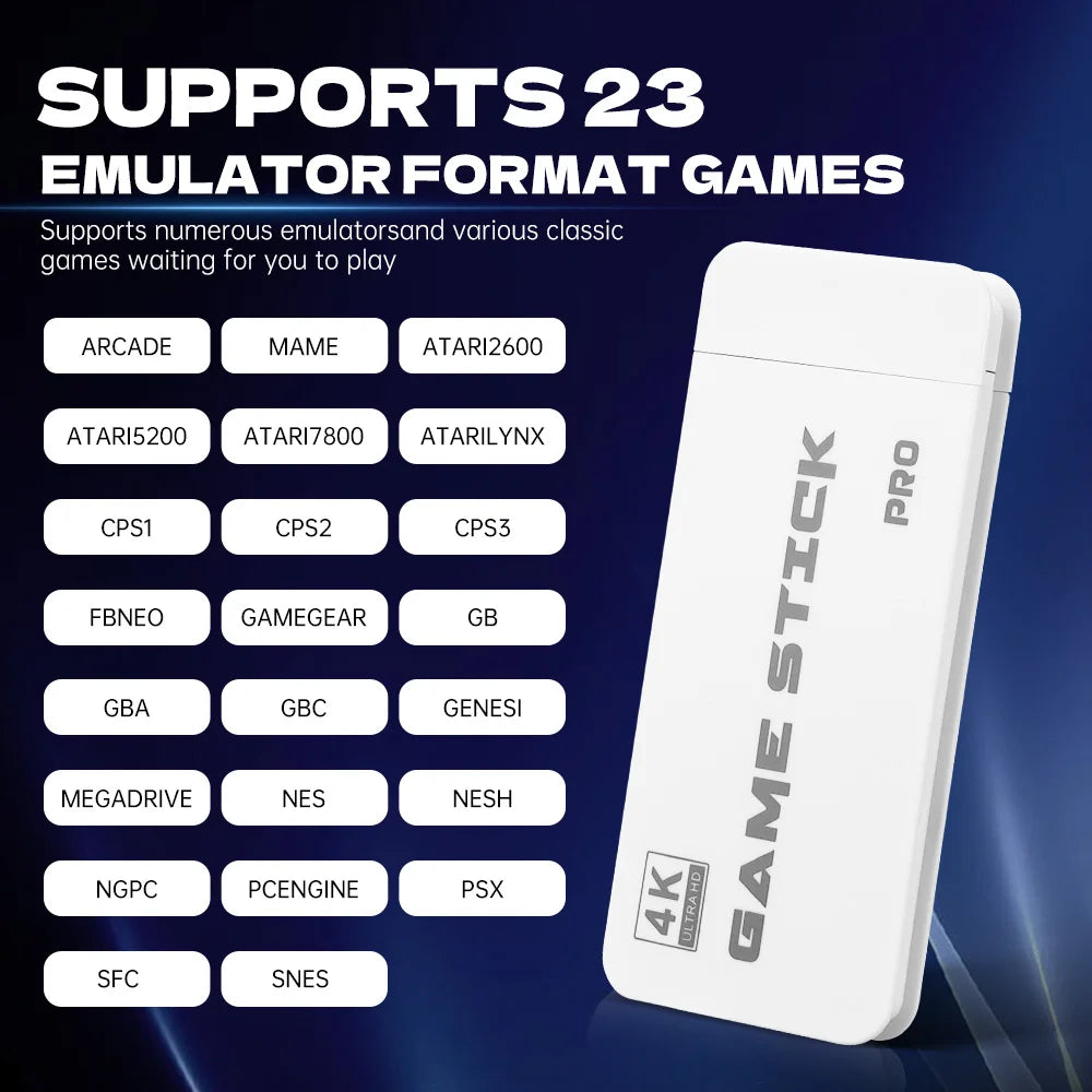 M15 Game Stick 4K Mini Retro Video Game Console