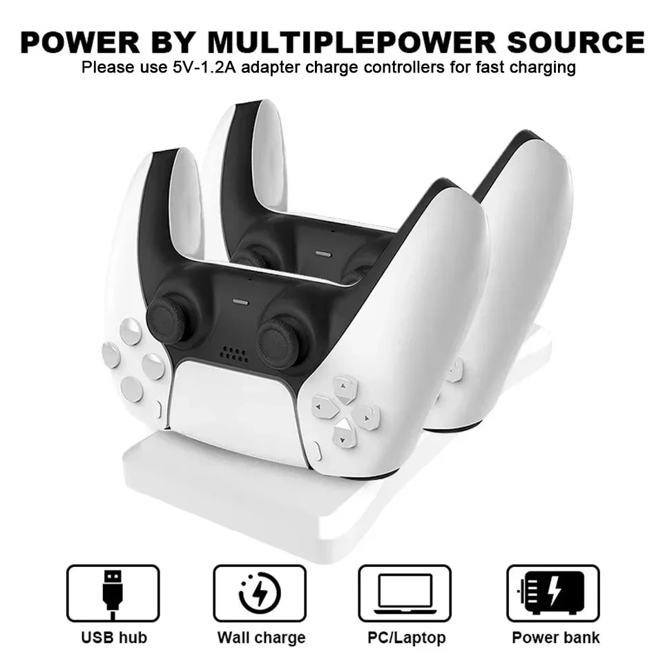 GAMINJA Dual Controller Charging Stand for PlayStation 5