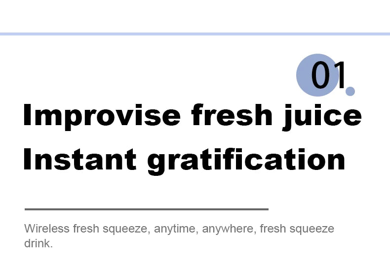 Portable Juicer Cup Smoothie Blender 6