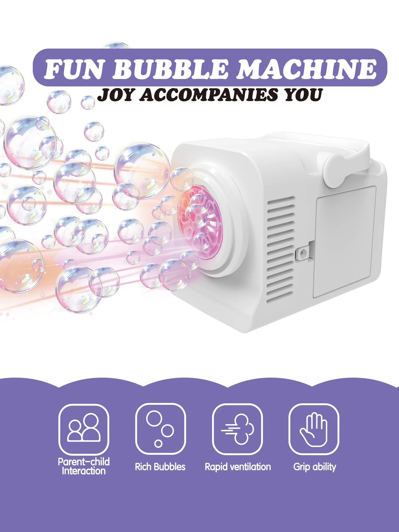 Bubble machine handheld