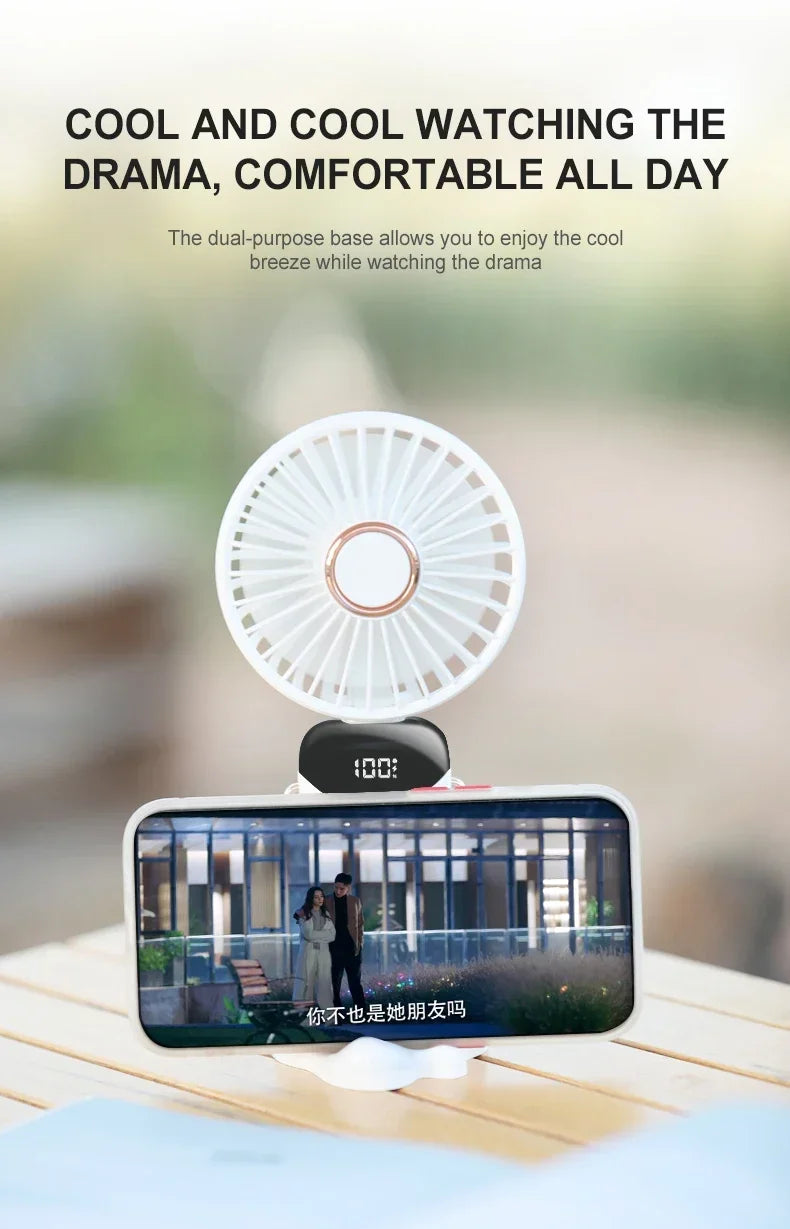 Handheld Mini Fan Foldable Portable
