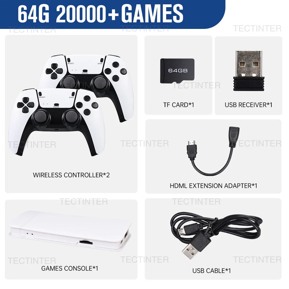 M15 Game Stick 4K Mini Retro Video Game Console