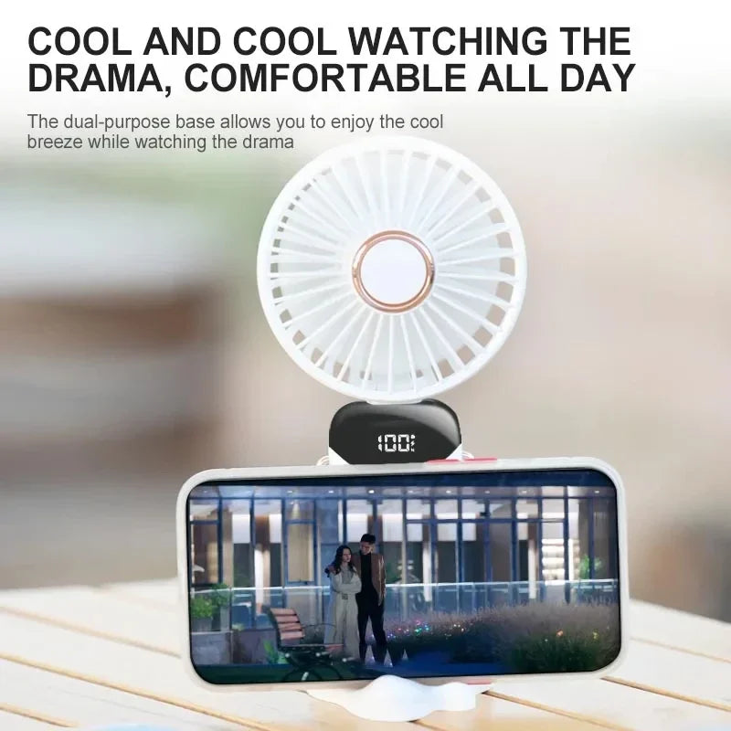 Handheld Mini Fan Foldable Portable