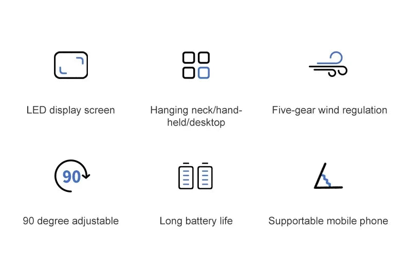 Handheld Mini Fan Foldable Portable