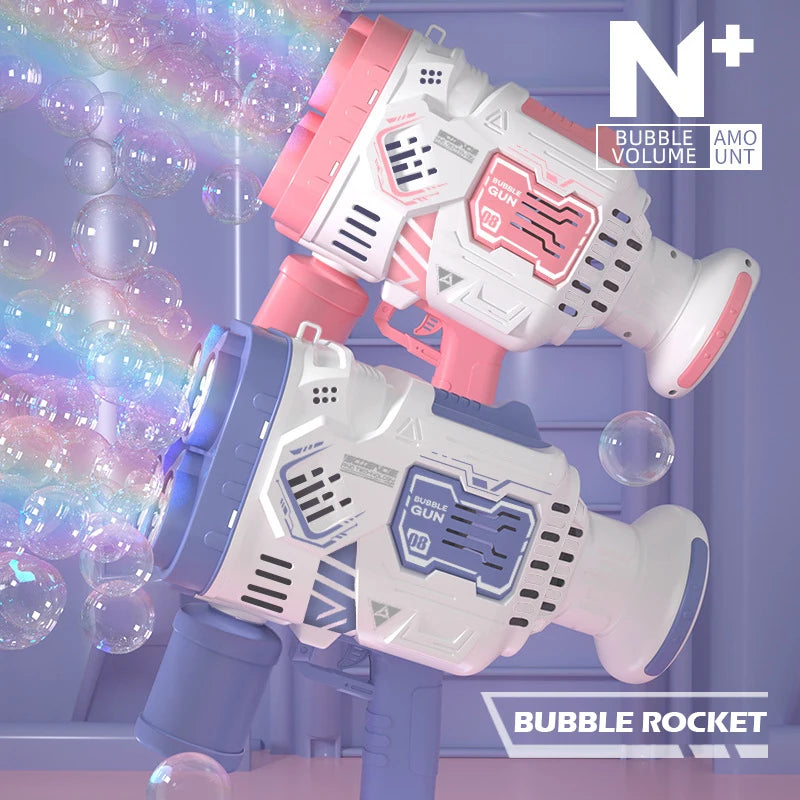 Bubble Gun Rocket Soap Bubble Machine