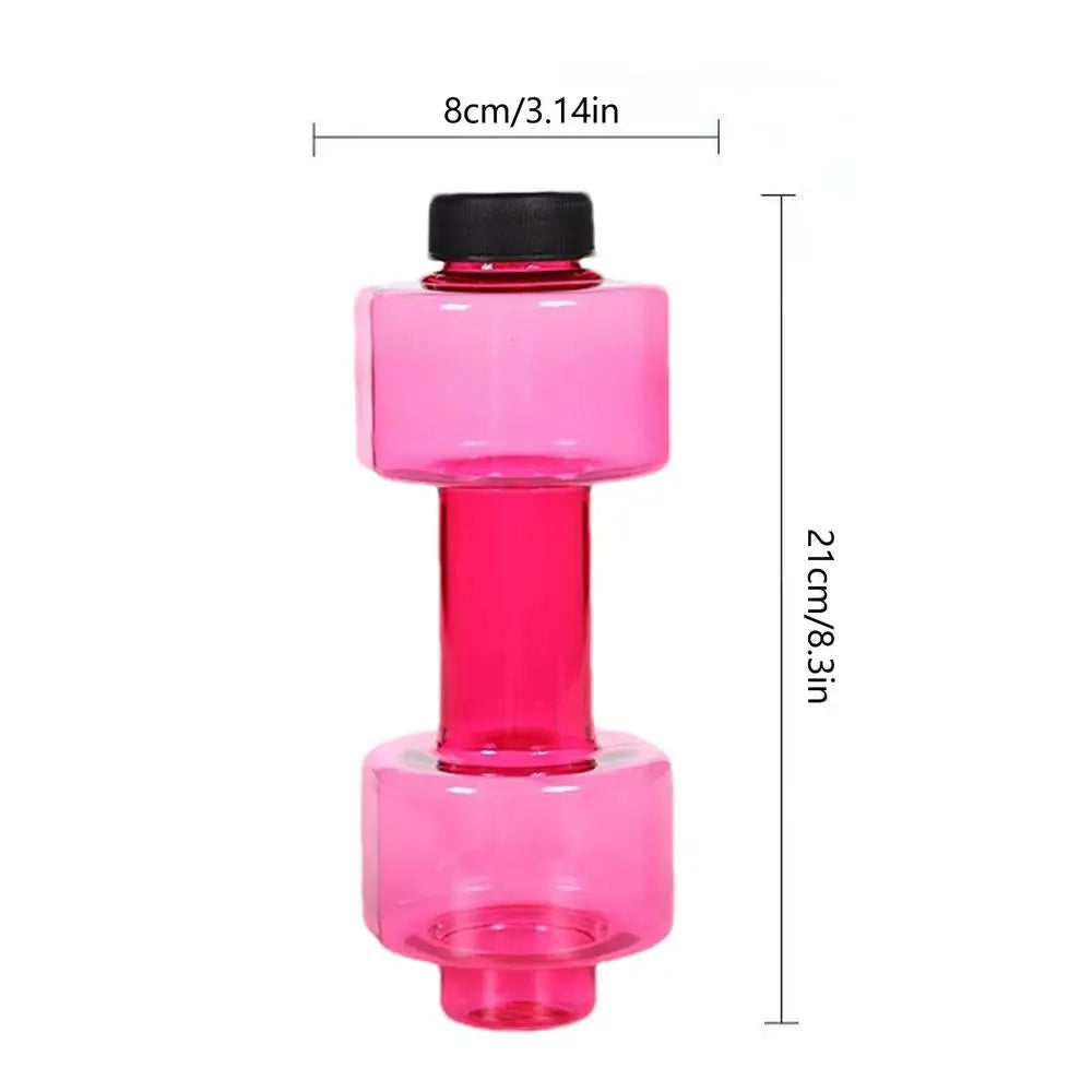 Dumbbell Shaped Water Bottle - Stay Hydrated in Style