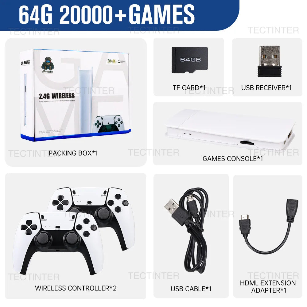M15 Game Stick 4K Mini Retro Video Game Console