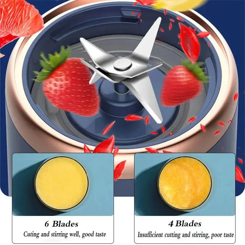 Portable Juicer Cup Smoothie Blender 6