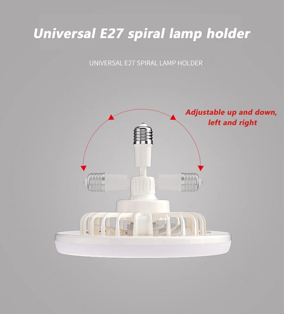 Modern Indoor 30W Ceiling Fan Lamp