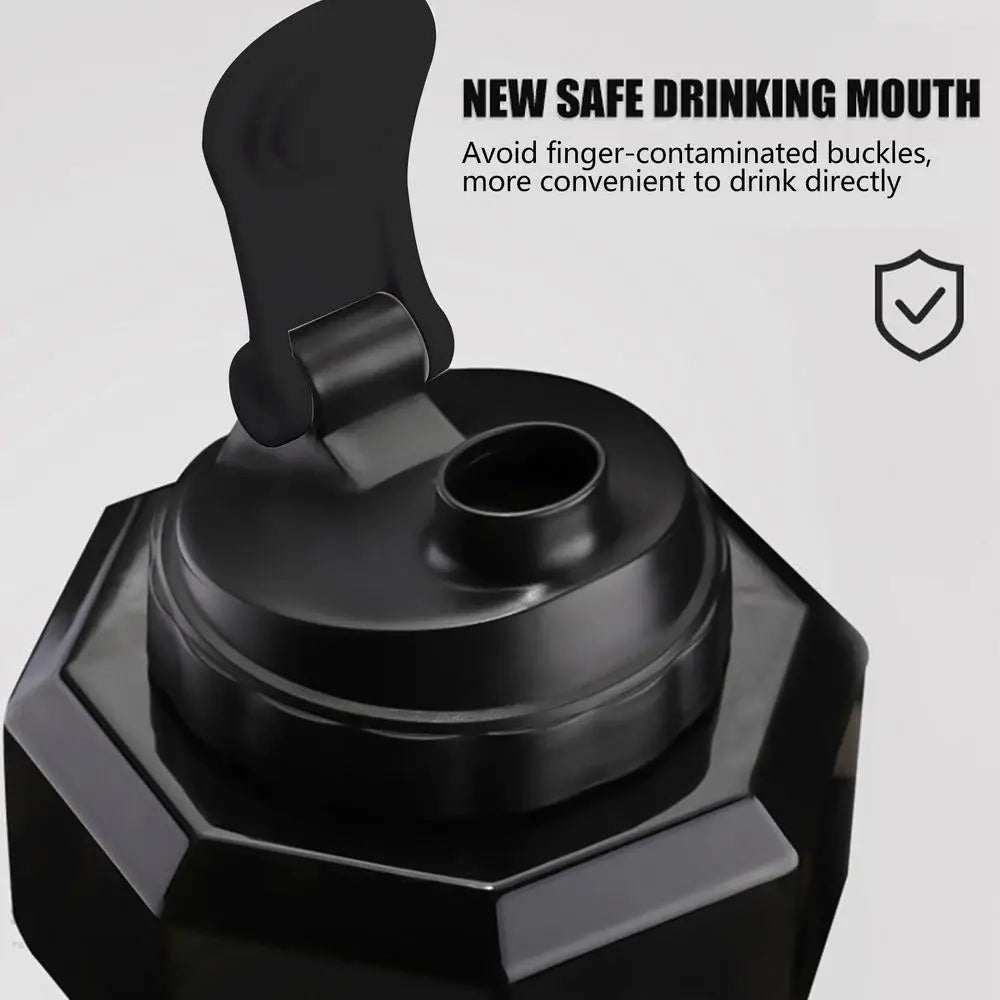 Dumbbell Shaped Water Bottle - Stay Hydrated in Style