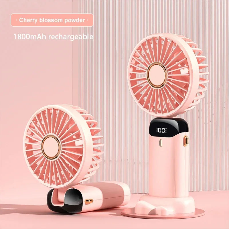 Handheld Mini Fan Foldable Portable