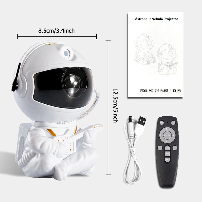 Galaxy Night Light Astronaut Space Projector