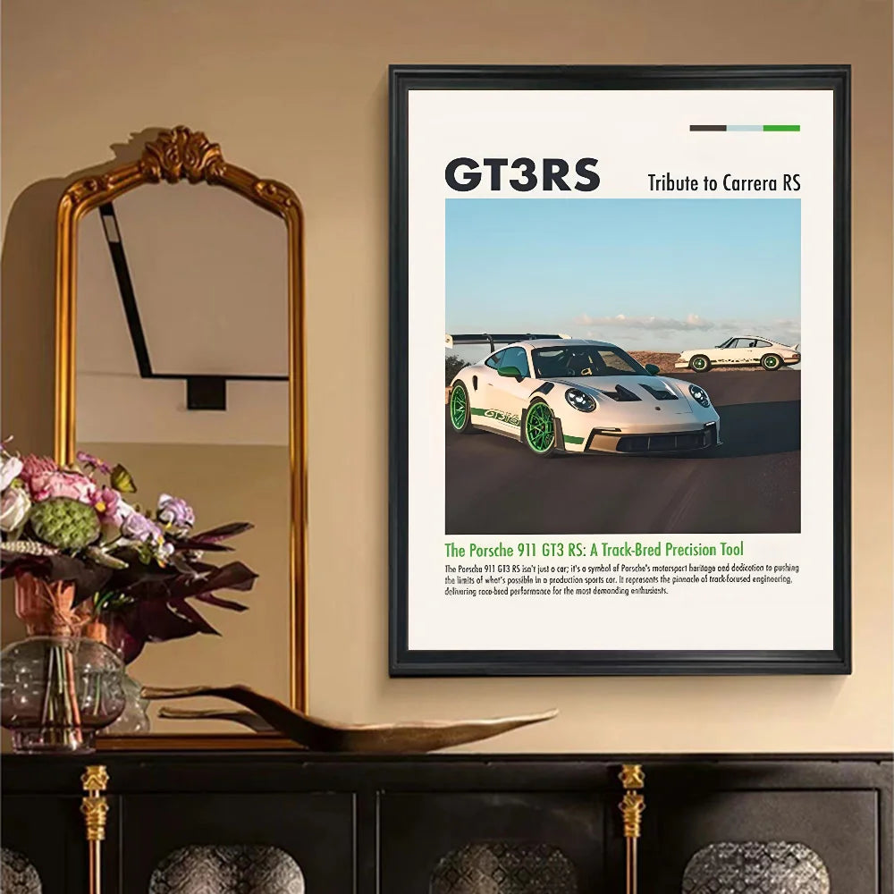 1pc Hot Classic Dream Cars GTR S1 M2 CSL F8 M3 Poster