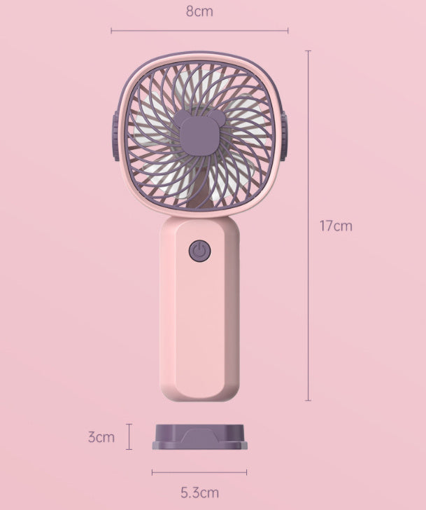 Handheld Portable Mute Little Fan USB Charging