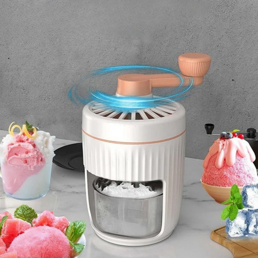 Hand-cranked Ice Shaving Machine Small Household Ice Crusher