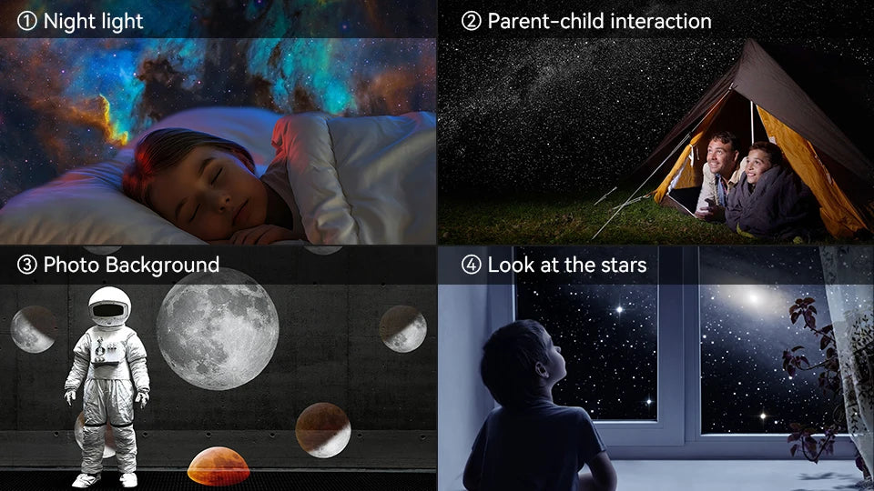 2025 New Galaxy Projector - Transform Your Room into a Starry Universe