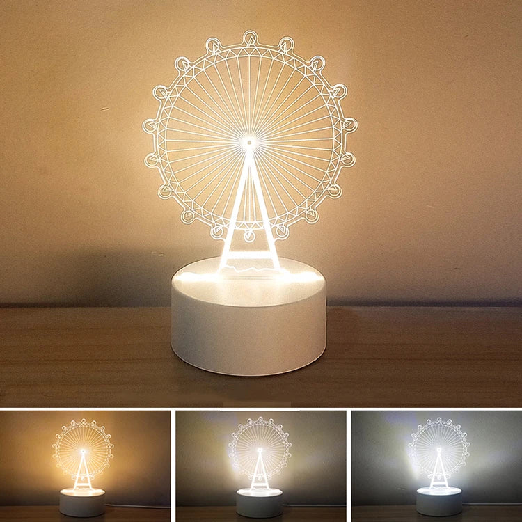 3D Illusion USB Desk Lamp -