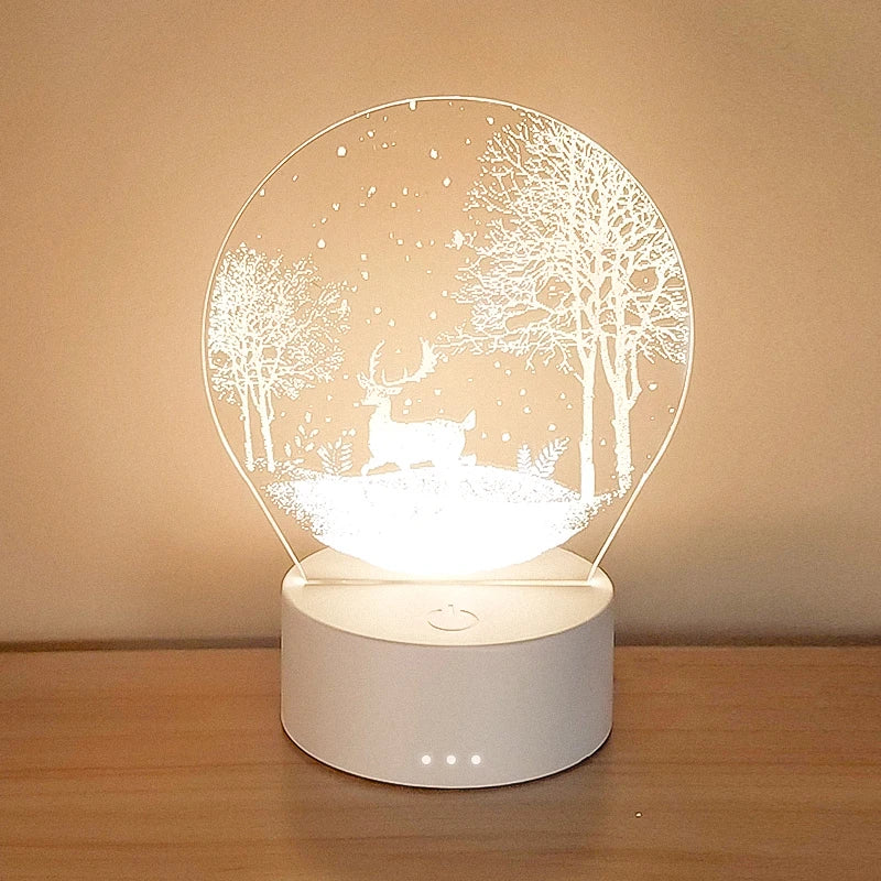 3D Illusion USB Desk Lamp -