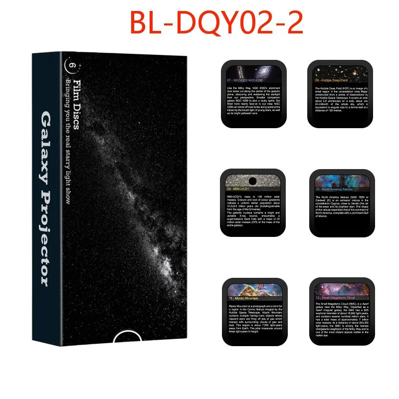 Night Light Galaxy Projector Starry Sky Projector Planetarium Lamp 6 Pack
