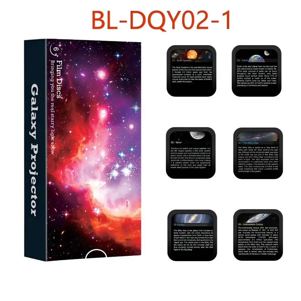 Night Light Galaxy Projector Starry Sky Projector Planetarium Lamp 6 Pack