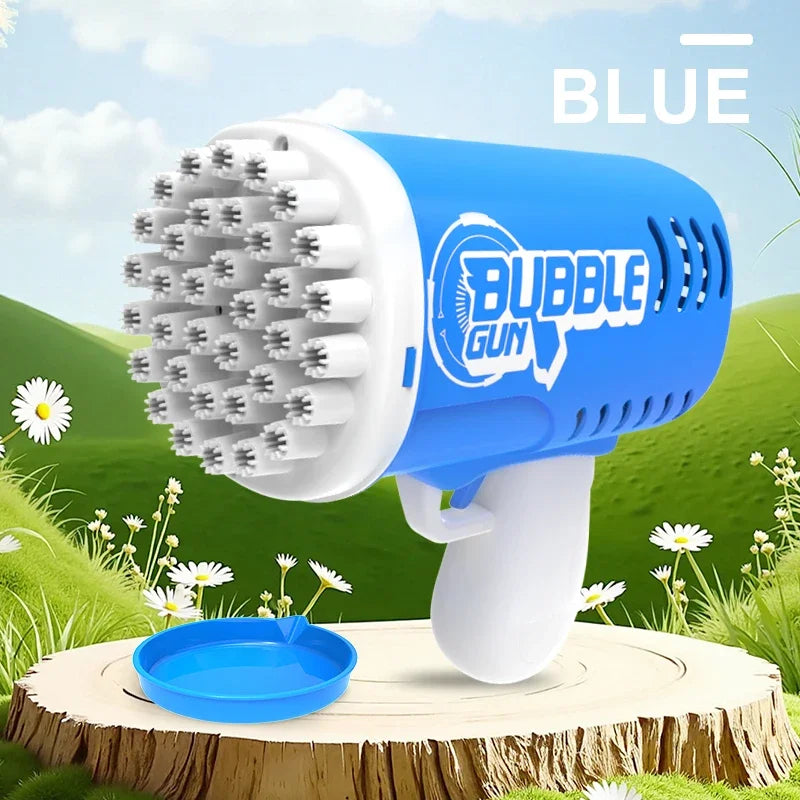 35 hole handheld bubble gun electric bubble